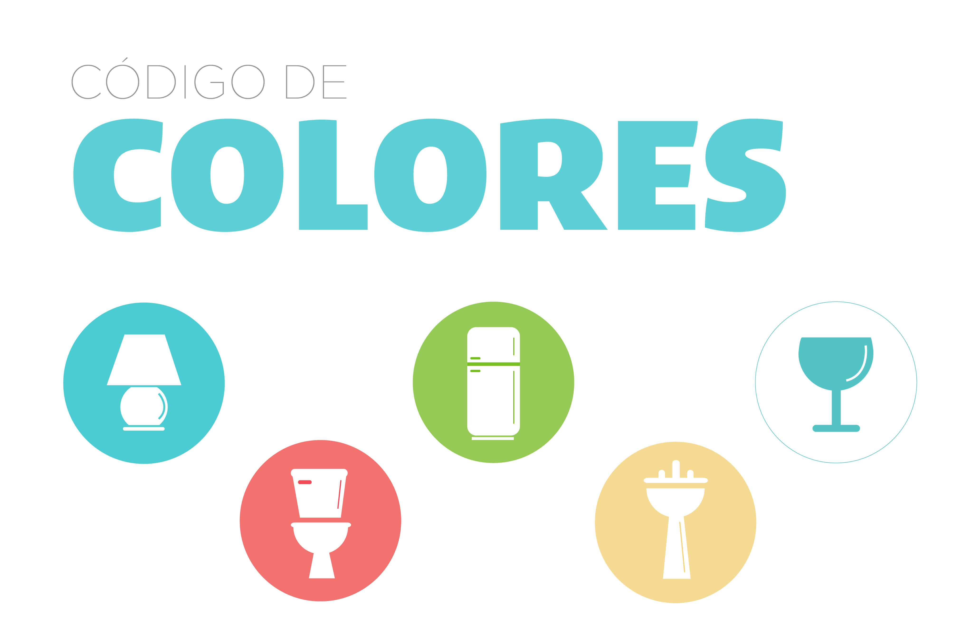 Código de color para la limpieza de tu hogar - Doncella RD